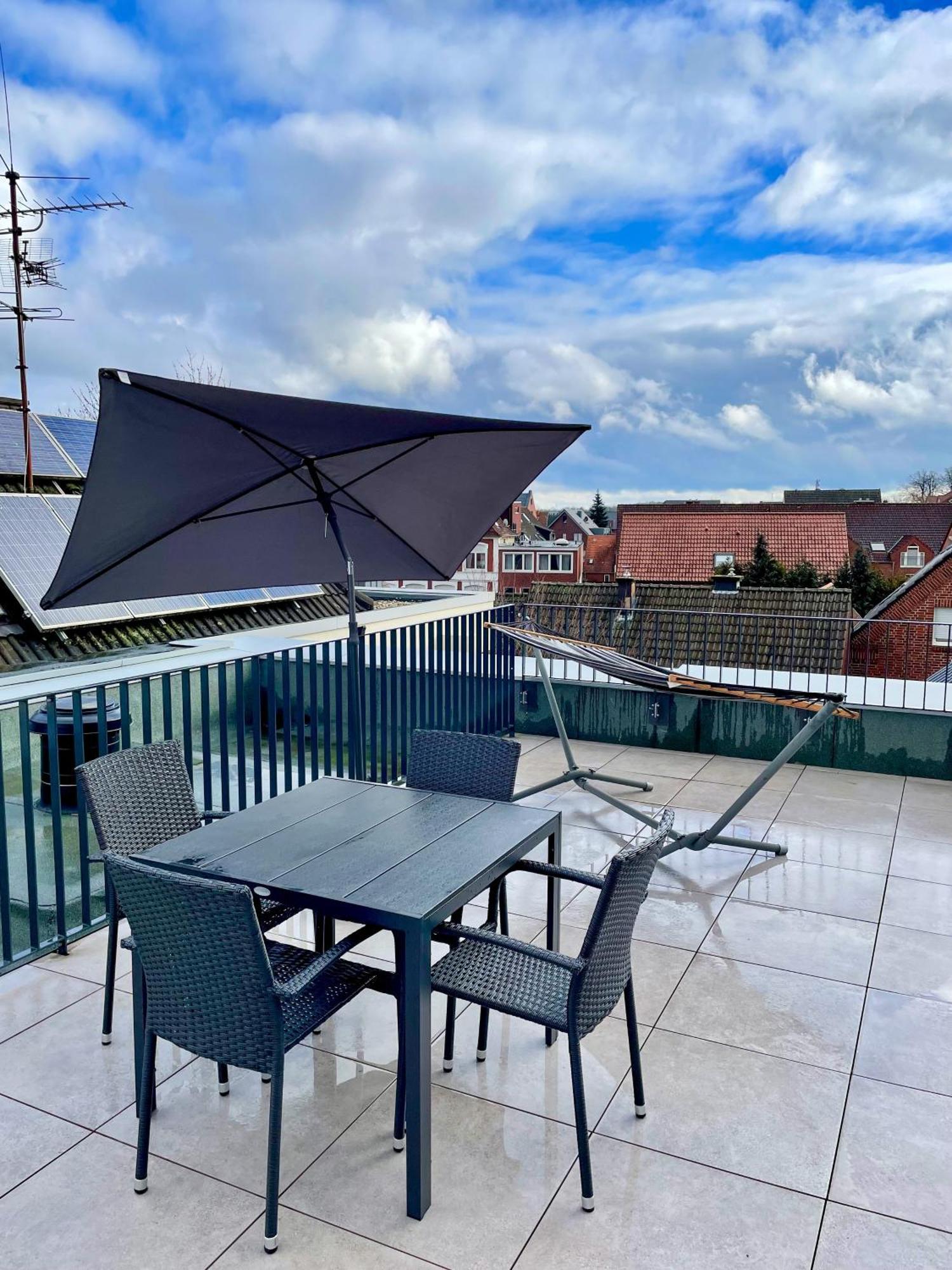 Ahaus: Stadtoase Mit Terrasse & Privater Garage Экстерьер фото