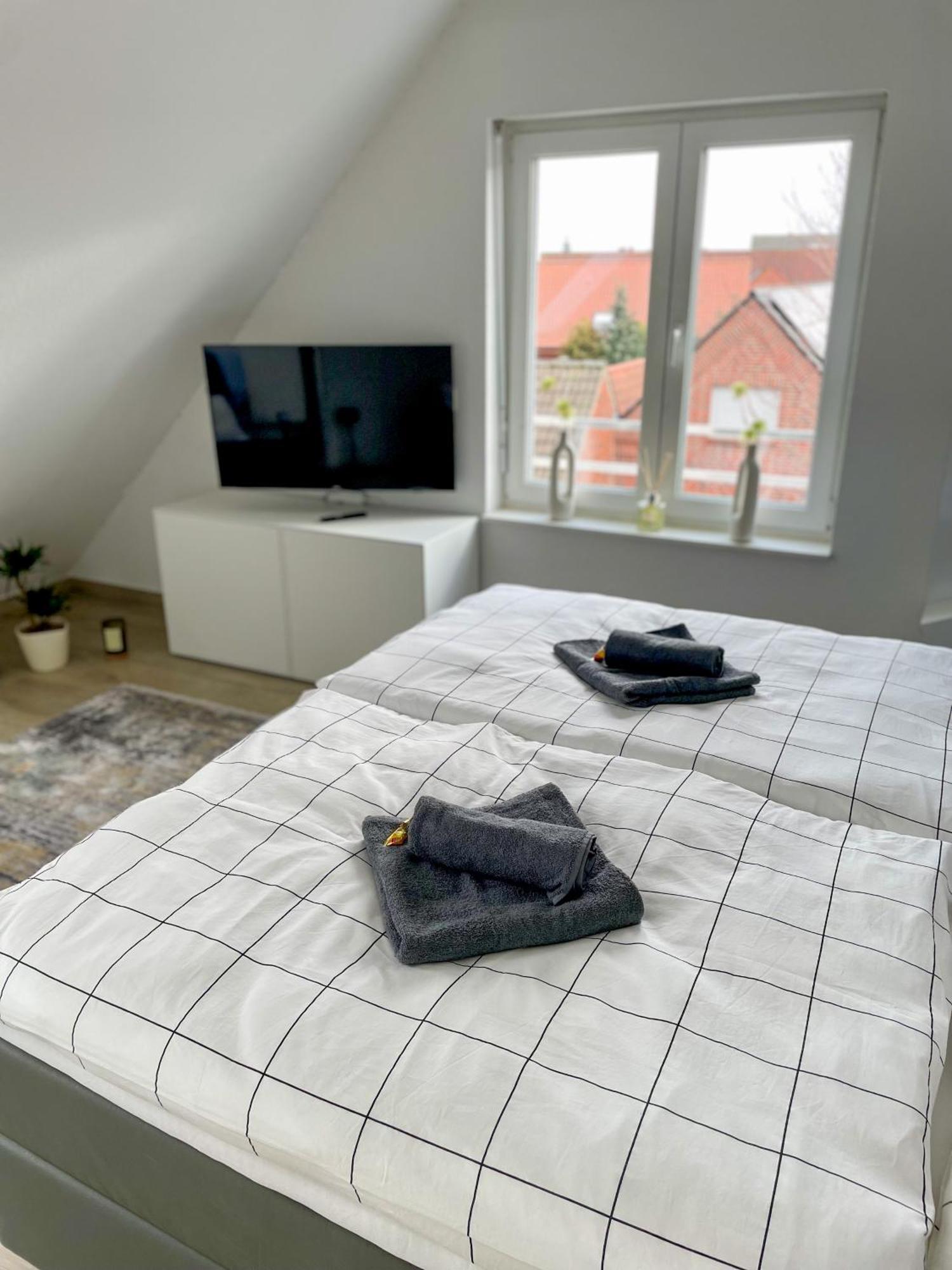 Ahaus: Stadtoase Mit Terrasse & Privater Garage Экстерьер фото